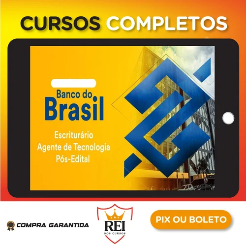Pacote - Banco do Brasil (Escriturário - Agente de Tecnologia) Pacote - 2023 (Pós - Estratégia Concursos