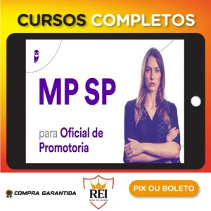 Pacote - MP-SP (Oficial de Promotoria) Pacotaço - Pacote Teórico + Passo Estratégico - Estratégia Concursos