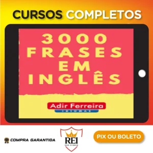 3000 (Frases + Áudio) em Inglês - Adir Ferreira